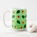Search for cute avocado mugs Kawaii