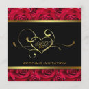 Search for rose gold and red wedding invitations Heart