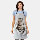 Search for cat portrait aprons Funny