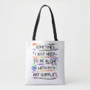 Search for art supply tote bags Funny
