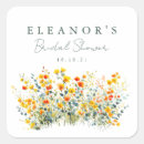 Search for yellow orange stickers Bridal shower