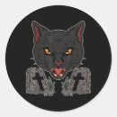 Search for cute gothic cat stickers Ghoulish delight