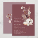 Search for autumn birthday invitations Wildflower