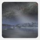 Search for asteroids stickers Concept