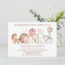 Search for barn 1st birthday invitations Modern