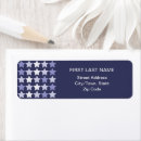 Search for america flag return address labels Vintage