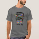 Search for hair bun tshirts Awareness
