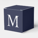 Search for navy blue favour boxes Minimalist