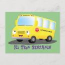 Search for yellow school bus postcards Cute