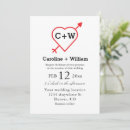 Search for arrows invitations Red