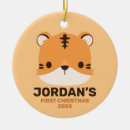 Search for tiger christmas tree decorations Baby