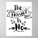 Search for answer is no posters Typography