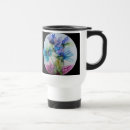 Search for purple flower travel mugs Abstract