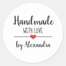 Search for handcrafted by stickers Business