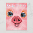 Search for piglet birthday cards Pink