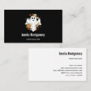 Search for spooky business cards Retro