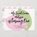 Search for pink lemonade birthday invitations Cute