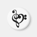 Search for music instructor magnets Black and white