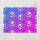 Search for skull pattern postcards Gothic