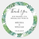 Search for tropical wedding stickers Modern