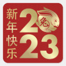 Search for 2023 stickers Chinese new year