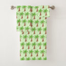 Search for palm tree bath towels Green
