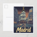 Search for madrid postcards Illustration