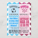 Search for sports gender reveal invitations Baby