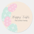 Search for happy easter egg stickers Pink