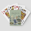 Search for happy fathers day playing cards Blue
