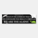 Search for extinction bumper stickers Dinosaur