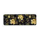 Search for orchids return address labels Gold