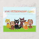 Search for veterinary appointment postcards Business