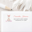 Search for sweet bunny return address labels Watercolor