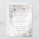 Search for tropical floral save the dates Pampas grass