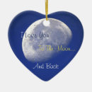 Search for love you to the moon and back christmas tree decorations Heart