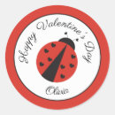 Search for ladybug valentine stickers Valentine's
