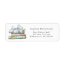Search for new baby boy return address labels Modern