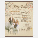 Search for love letter blankets Wife birthday