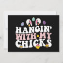 Search for retro chick invitations Easter