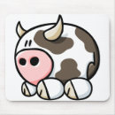 Search for cartoon cow mouse mats Illustration