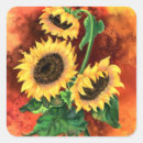 Search for painted sunflower stickers Green