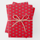 Search for christmas food wrapping paper Red