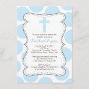 Search for cute boy christening invitations Blue