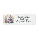 Search for easter egg return address labels Watercolor