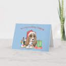 Search for hound dog christmas cards Beagle