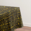 Search for black and gold tablecloths Elegant