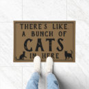 Search for funny cat doormats Kitten