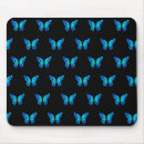 Search for blue butterfly mouse mats White