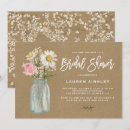 Search for kraft paper bridal shower invitations Mason jar